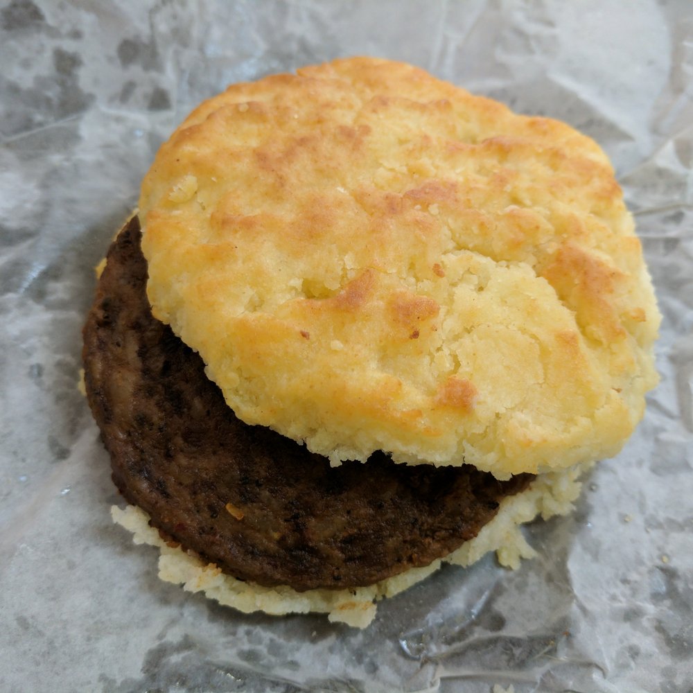 The Biscuit Factory - Sausage biscuit. $2.55. - American Near Me - High Point, North Carolina The Biscuit Factory - Sausage biscuit. $2.55. - American Near Me - High Point, North Carolina