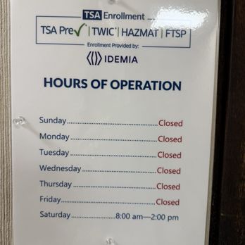 TSA PreCheck - sign in door - Fingerprinting Near Me - Honolulu, Hawaii TSA PreCheck - sign in door - Fingerprinting Near Me - Honolulu, Hawaii