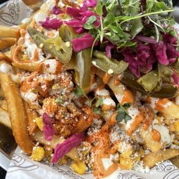 Duck fat Spicy Elote Fries Duck fat Spicy Elote Fries