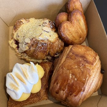 Poore Man Bakery - LEMON MER INGUE DANISH, PAIN AU CHOCOLATE, TWICE BAKED ALMOND BLACKBERRY CROISSANT, PALMIER 3/27/26 - Bakeries Near Me - Pacifica, California
