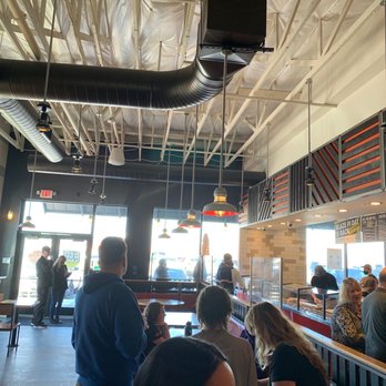 Blaze Pizza - Crowded with a line to the door - Salad Near Me - Taylorsville, Utah