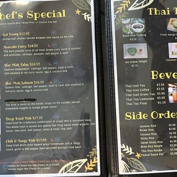 Bai Tong - Menu - Thai Near Me - Loveland, Colorado