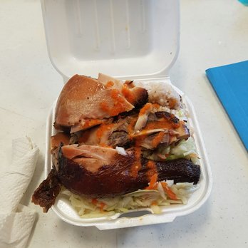 Twice As Nice - Small Jerk Chicken with Rice and Peas and Cole Slaw. - Caribbean Near Me - Scarborough, Ontario