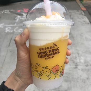 Hui Lau Shan - D4. Mango and Coconut with Sago ($6) - Desserts Near Me - Berkeley, California