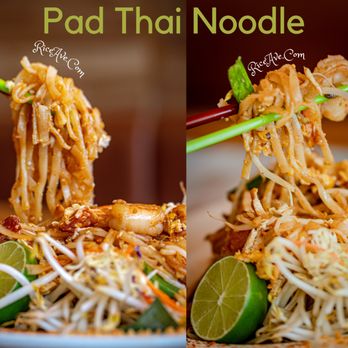 Rice Avenue - a plate of pad thai noodles - Thai Near Me - Sunland, California Rice Avenue - a plate of pad thai noodles - Thai Near Me - Sunland, California