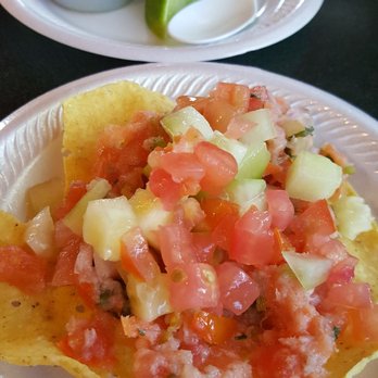 Mariscos La Sirenita - Complimentary ceviche - Seafood Near Me - Tulsa, Oklahoma