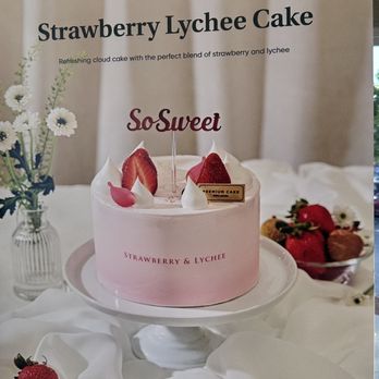 Tous Les Jours - Newest flavor! Strawberry Lychee cake! - Bakeries Near Me - Livermore, California Tous Les Jours - Newest flavor! Strawberry Lychee cake! - Bakeries Near Me - Livermore, California