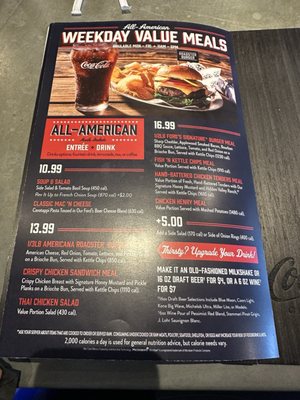 Menu photo 7 Ford's Garage Boynton Beach Boynton Beach, FL