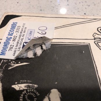 Moondog Records - A ruined album cover do to the staff putting stores advertising price tags. Disappointing - Music & DVDs Near Me - Las Vegas, Nevada Moondog Records - A ruined album cover do to the staff putting stores advertising price tags. Disappointing - Music & DVDs Near Me - Las Vegas, Nevada