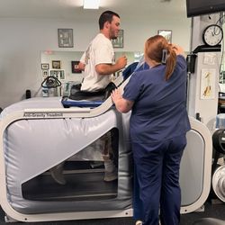 North Bay Physical Therapy - Antigravity Treadmill is a system that uses the unweighting process to help with physical rehab and training.