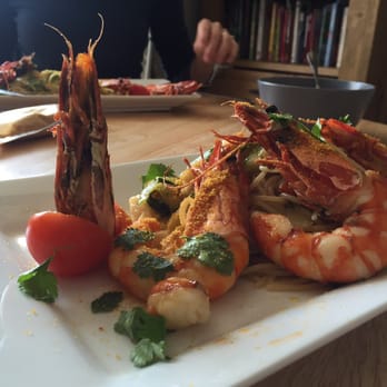 Il Moro - Spaghetti ai gamberi & bottarga - Italian Near Me - Stratford-upon-Avon, WAR
