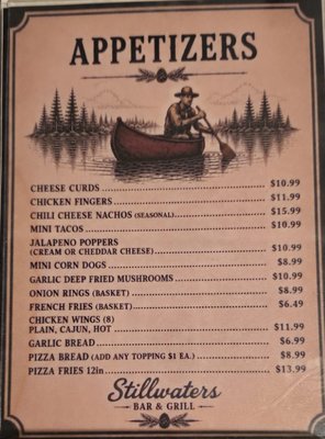 Menu photo 4 Stillwaters Star Lake, WI Menu photo 4 Stillwaters Star Lake, WI