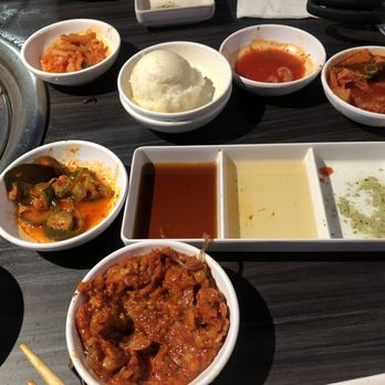 Gen Korean BBQ House - Dipping sauces and banchan - Korean Near Me - Houston, Texas