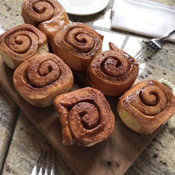 Luna - Complimentary sticky buns - New American Near Me - Spokane, Washington