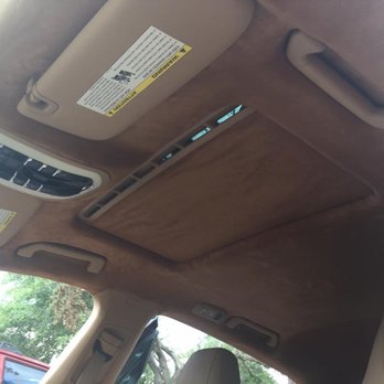 Roadshow Chris - Porsche Panamara Headliner in Saddle Suede - Auto Upholstery Near Me - Kissimmee, Florida Roadshow Chris - Porsche Panamara Headliner in Saddle Suede - Auto Upholstery Near Me - Kissimmee, Florida