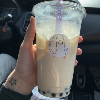 Kiki Bakery & Cafe - Milk tea with dairy free creamer! Delicious!! - Bakeries Near Me - Seattle, Washington Kiki Bakery & Cafe - Milk tea with dairy free creamer! Delicious!! - Bakeries Near Me - Seattle, Washington