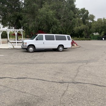 Sky's The Limit Ballooning - The van that picks you up at Los Olivos Market (you need to go inside this market!  ). Oh and use the restroom before you take off. - Hot Air Balloons Near Me - Los Olivos, California