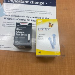 Walgreens - Diebetes testing strips