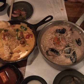 Take31 - kimchi cream stew & seafood udon - Korean Near Me - New York, New York Take31 - kimchi cream stew & seafood udon - Korean Near Me - New York, New York