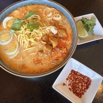 BURMA O' CLOCK - Shwe Taung Khow Suey (Burmese Noodles) - Burmese Near Me - Wheaton, Illinois BURMA O' CLOCK - Shwe Taung Khow Suey (Burmese Noodles) - Burmese Near Me - Wheaton, Illinois