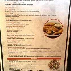 The Old Fire Station #3 - Appetizers and Salads Menu