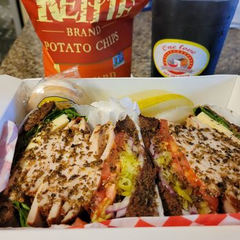 2nd Healthy Eatery - A perfectly complete meal. There is a pickle slice and moon pie not shown. - Delis Near Me - Bellflower, California