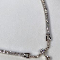 Amy S Thall Goldsmith - Finished diamond necklace with all of moms and grandfathers diamonds...