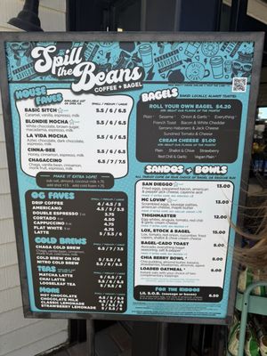 Menu photo 4 Spill the Beans San Diego, CA