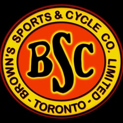 Brown's Sports & Cycle Company - An updated version of the shops logo from the 1929 to the mid 1950s.