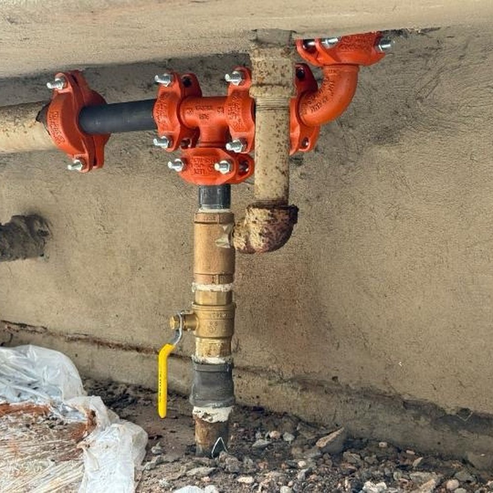 All About Fire Sprinklers - New valve that was put on - Fire Protection Services Near Me - Tustin, California