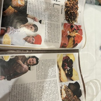Trattoria La Palomba - A page in their menu in regards to the restaurant and the owners - Italian Near Me - Orvieto, TR