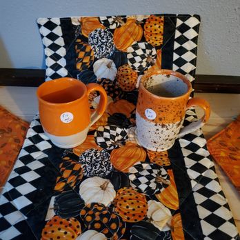 Silver Fox Cafe - two mugs on a quilted placemat - Cafes Near Me - New Pekin, Indiana Silver Fox Cafe - two mugs on a quilted placemat - Cafes Near Me - New Pekin, Indiana