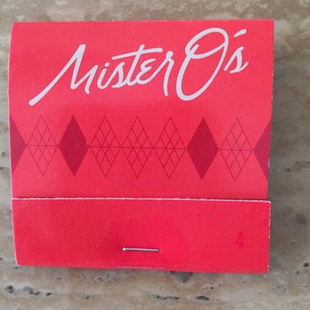 Mister O's - Open up the matchbook to see the OG Mister O - American Near Me - Los Angeles, California Mister O's - Open up the matchbook to see the OG Mister O - American Near Me - Los Angeles, California