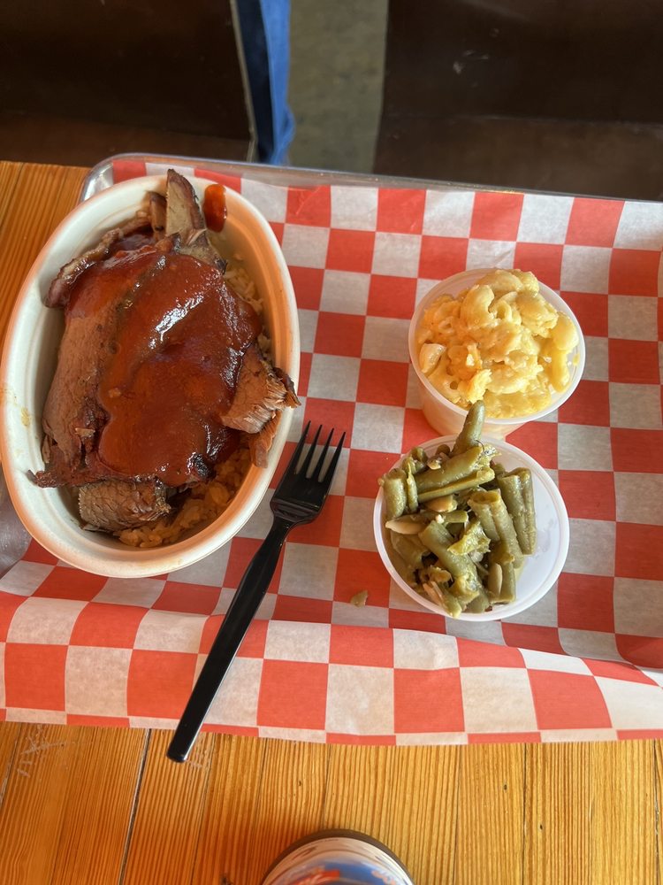 Food from Big Black Grill