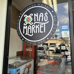 Exterior outside entrance of Nas Market - San Marcos, California Exterior outside entrance of Nas Market - San Marcos, California