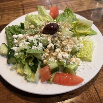 Santorini's Restaurant - Salad came with the dinner special. - Greek Near Me - Port Hope, Ontario Santorini's Restaurant - Salad came with the dinner special. - Greek Near Me - Port Hope, Ontario