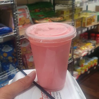 The Samosa Master - a pink drink in a plastic cup - Indian Near Me - Newmarket, Ontario The Samosa Master - a pink drink in a plastic cup - Indian Near Me - Newmarket, Ontario
