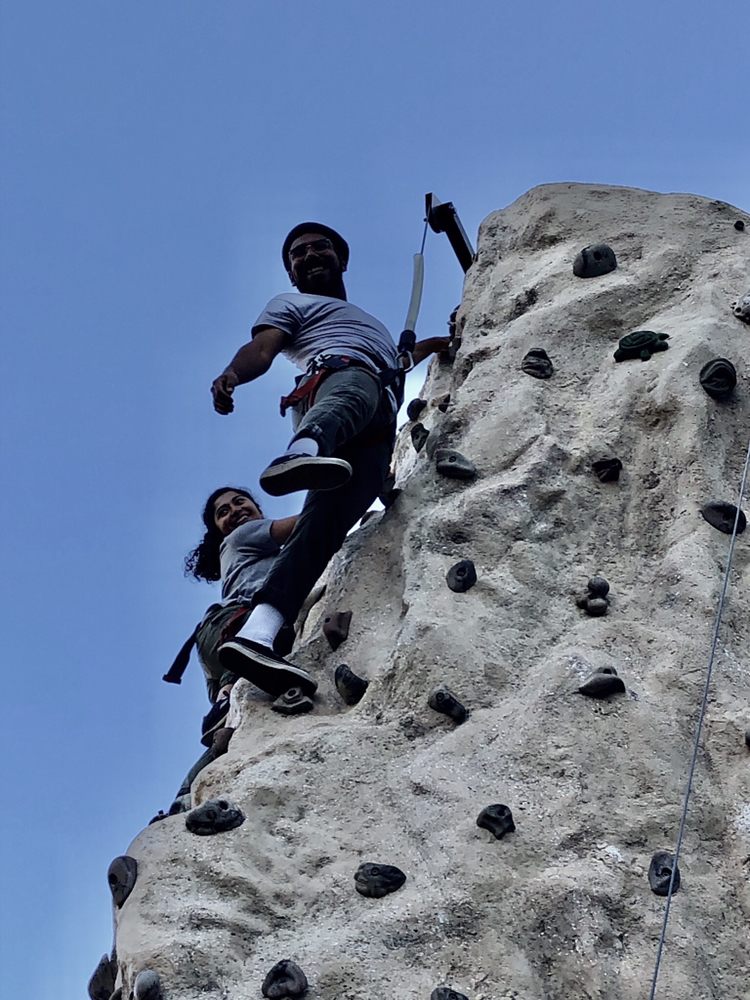 Upward Mobility Mobile Rock Climbing Wall Logo