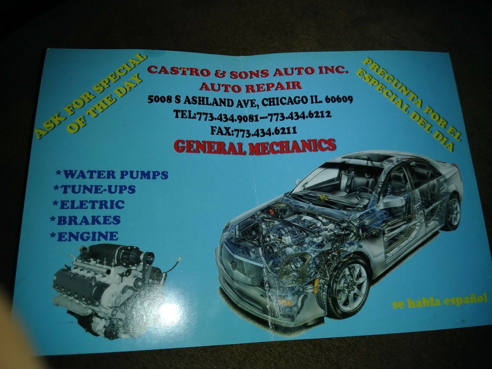 CASTRO & SONS AUTO REPAIR Updated September 2024 5008 S Ashland Ave