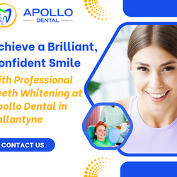 Apollo Dental - At Apollo Dental in Ballantyne, our professional teeth whitening treatments offer dramatic results, removing deep stains