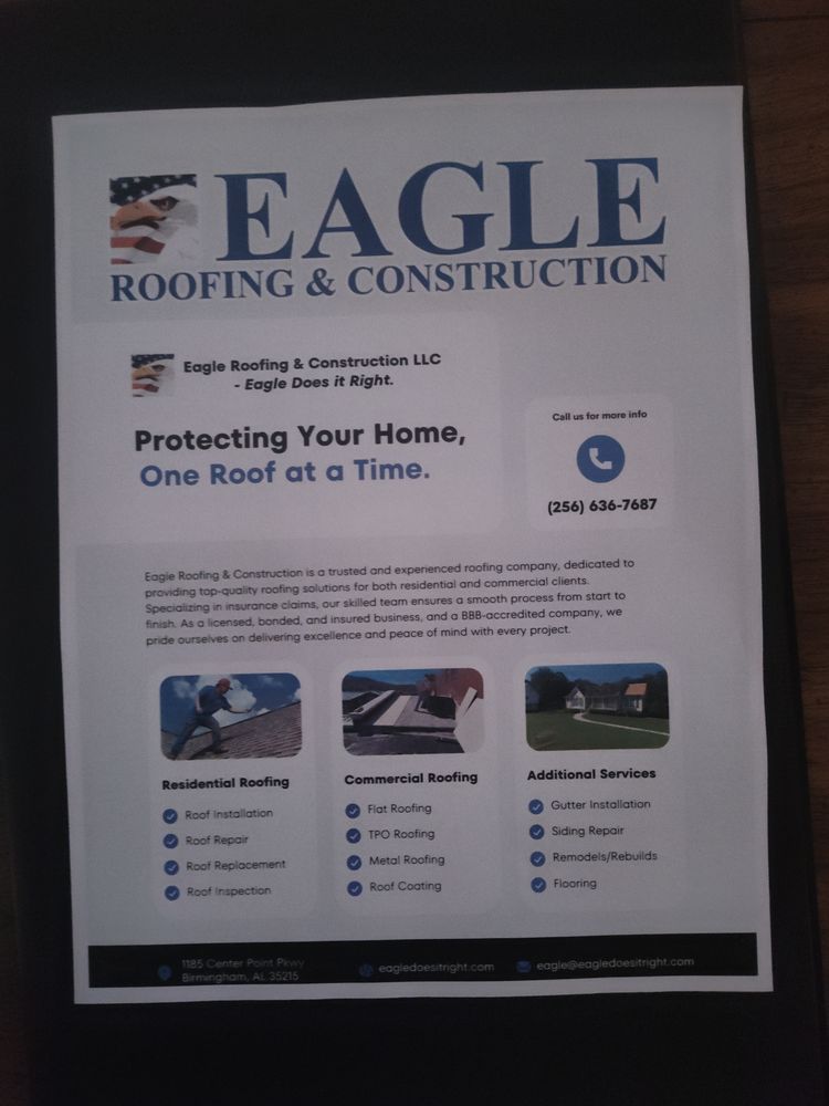 Slide of Eagle Roofing