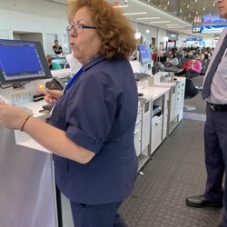 American Airlines - Should be fired!! DFW AA employee ESTHER!! Unprofessional, lacks customer service and rude!