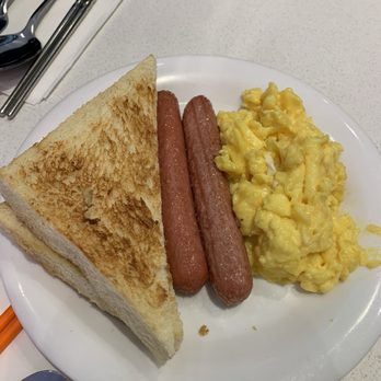 Chrisly Cafe - Come with a set, the toasts and scrambled eggs were just good - Hong Kong Style Cafe Near Me - Markham, Ontario