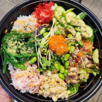 Ahipoki - 3 scoop, great portion - Poke Near Me - Huntington Beach, California