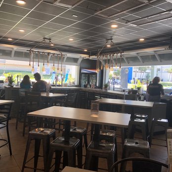 Lucky Lizard Tap House - View from our corner table - Beer Bar Near Me - Madeira Beach, Florida