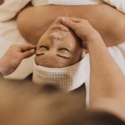 We love to offer Gua Sha, an amazing facial to lift and shape your facial muscles.