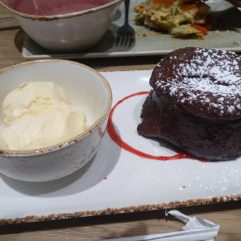 Soboba Casino Resort - Molten Layer Lava Cake with ice cream. Called Hole in One - Casinos Near Me - San Jacinto, California Soboba Casino Resort - Molten Layer Lava Cake with ice cream. Called Hole in One - Casinos Near Me - San Jacinto, California