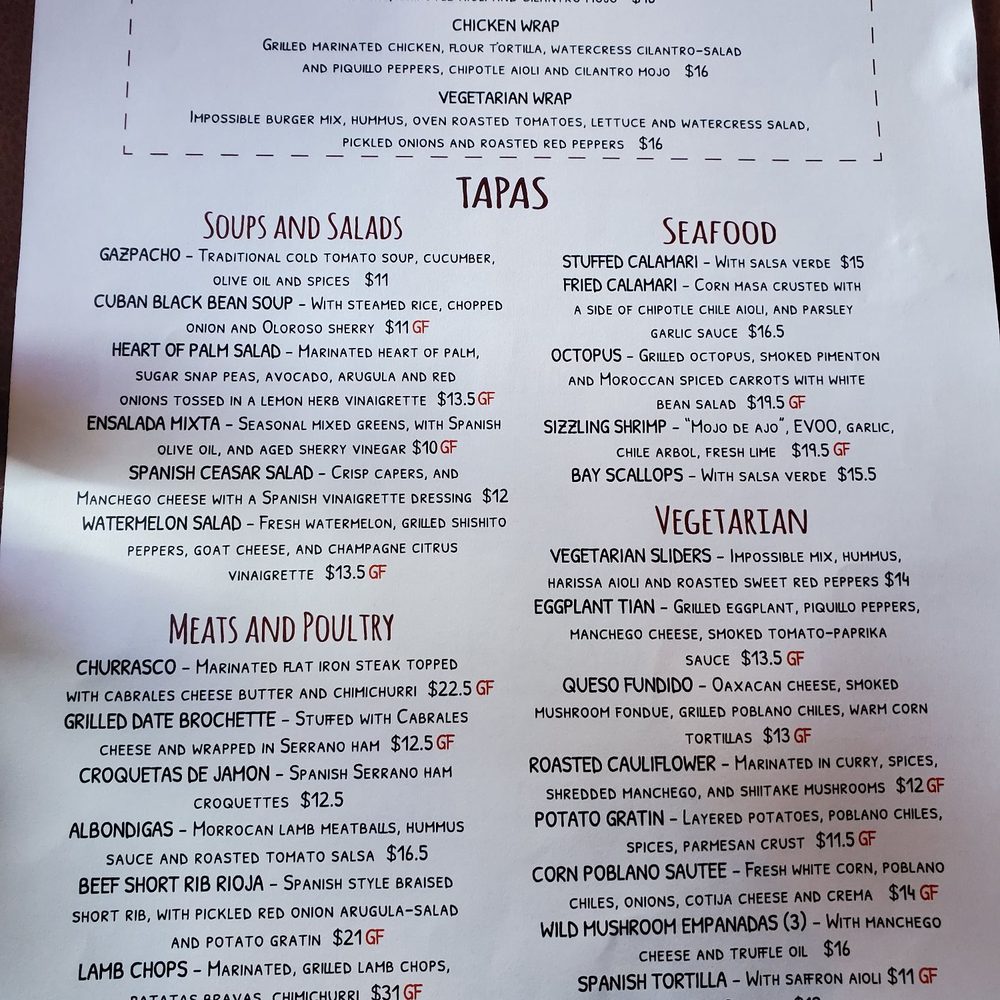 Cascal - Menu - Tapas Bars Near Me - Mountain View, California Cascal - Menu - Tapas Bars Near Me - Mountain View, California