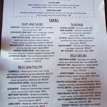 Cascal - Menu - Tapas Bars Near Me - Mountain View, California