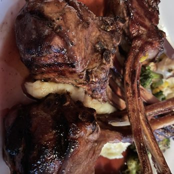 Black Cat Bistro - Rack of Lamb - New American Near Me - Cambria, California Black Cat Bistro - Rack of Lamb - New American Near Me - Cambria, California
